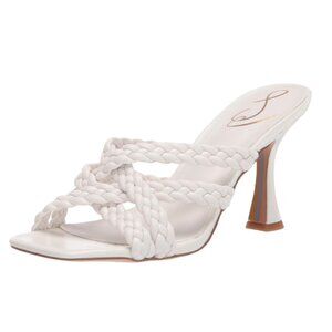 Sam Edelman White Heeled Sandal Size 8
